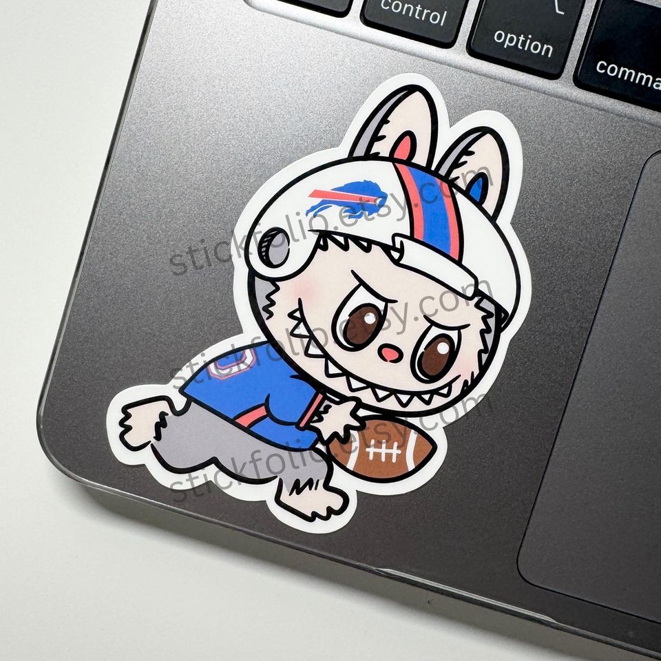 Buffalo Bills Labubu Sticker