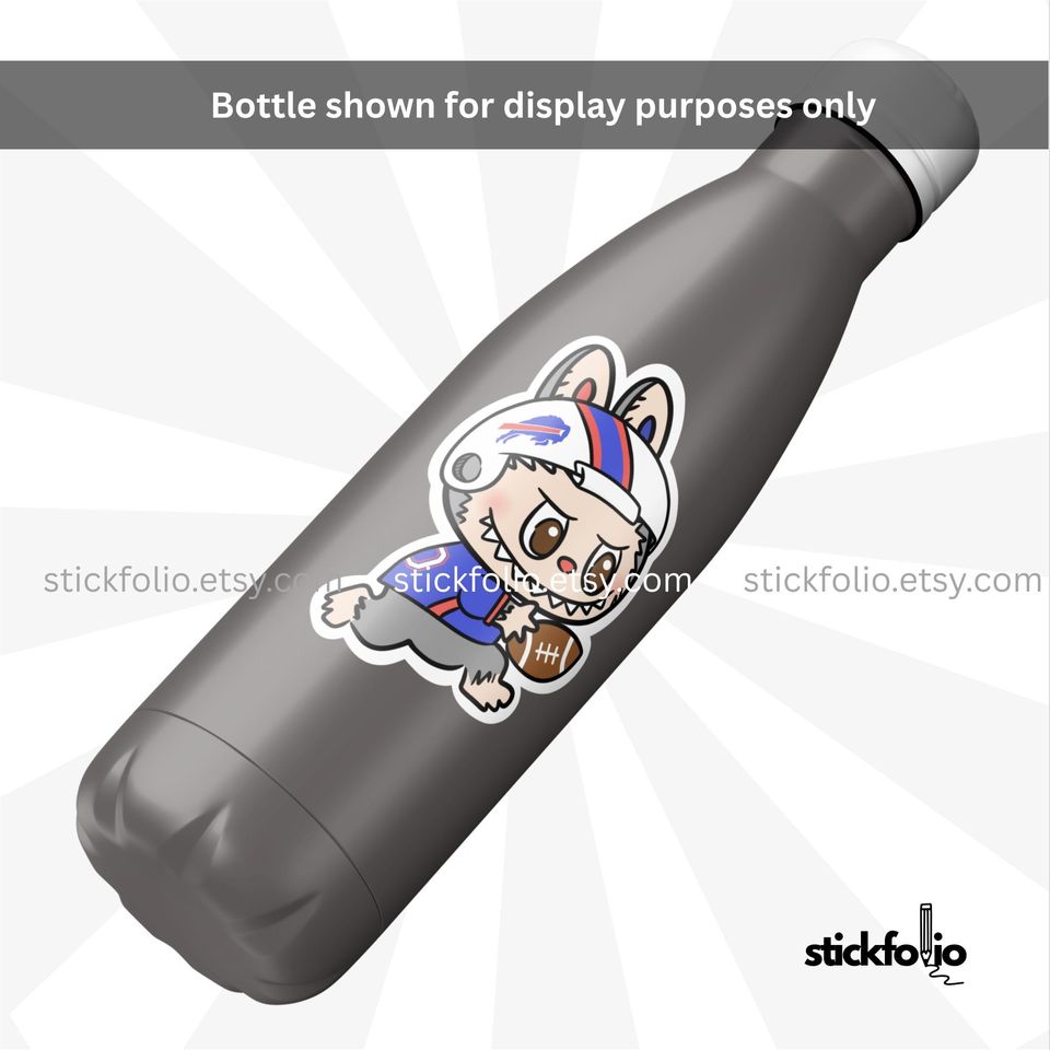 Buffalo Bills Labubu Sticker
