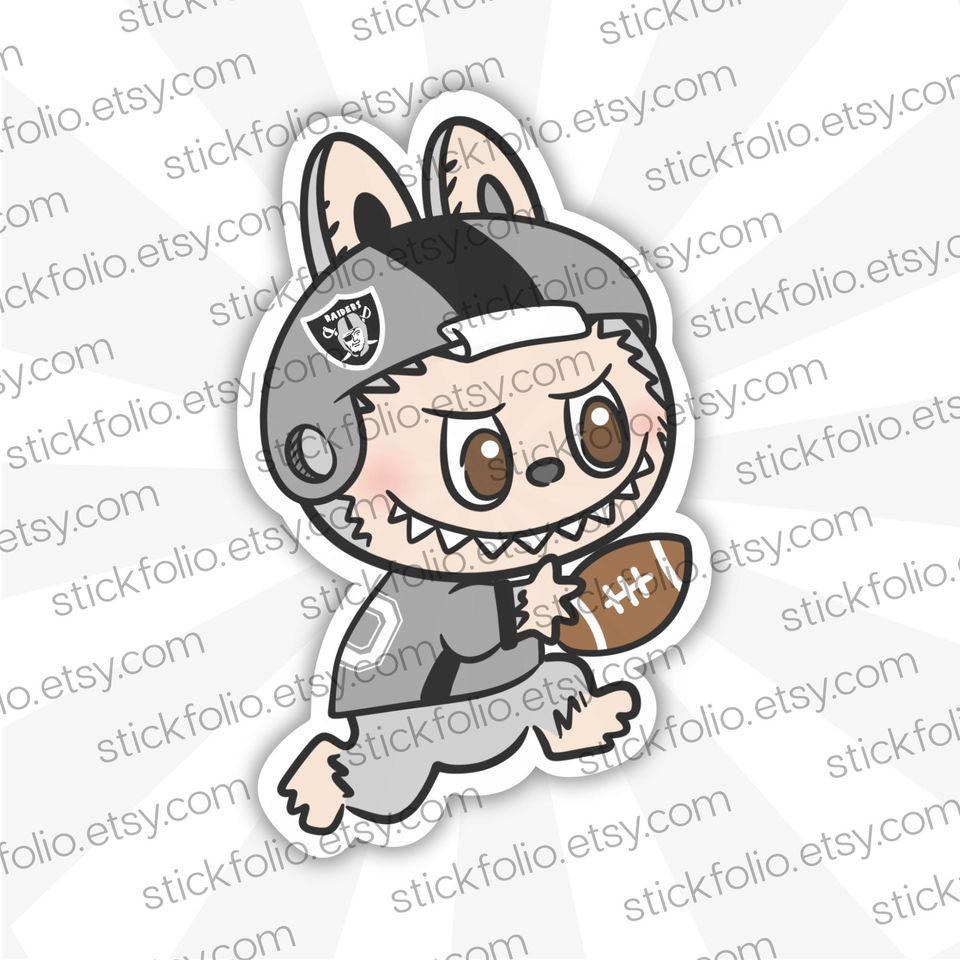 Las Vegas Raiders Labubu Sticker