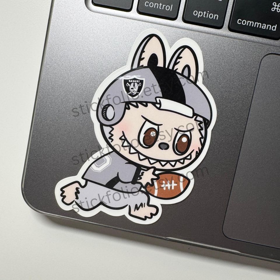 Las Vegas Raiders Labubu Sticker