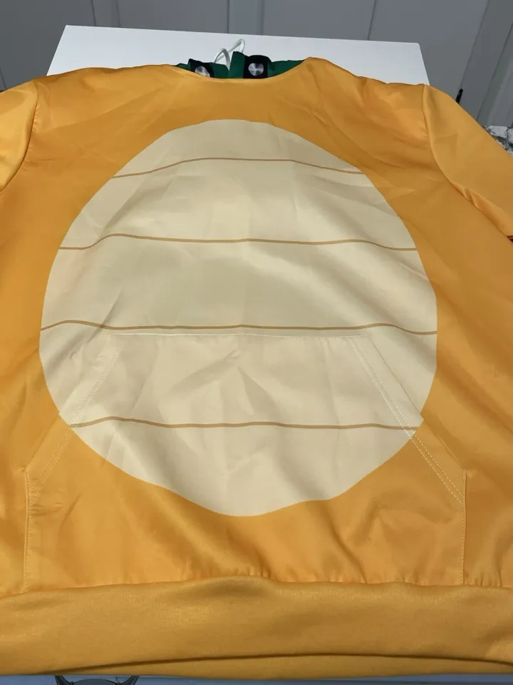 Gearhumans Men’s 3D Bowser Hoodie Apparel Pullover XL