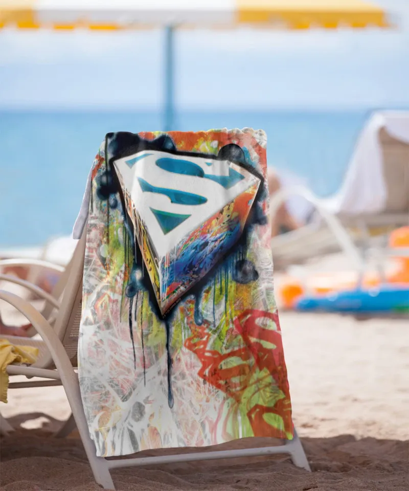 Superman Urban Shields Officially Licensed Beach Towel 30"x60"