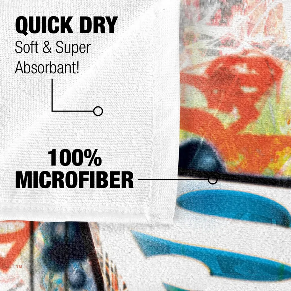 Superman Urban Shields Officially Licensed Beach Towel 30"x60"