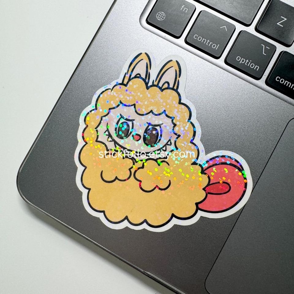 Labubu Fried Shrimp Sticker