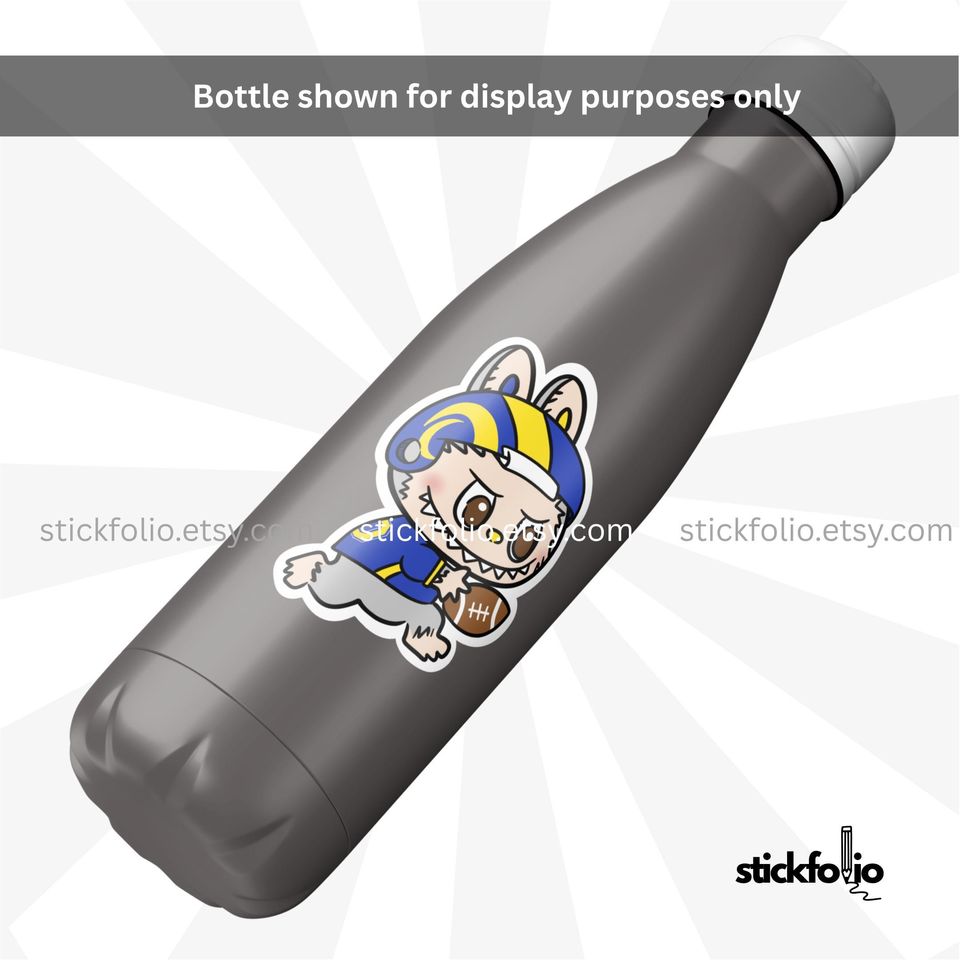 Los Angeles Rams Labubu Sticker