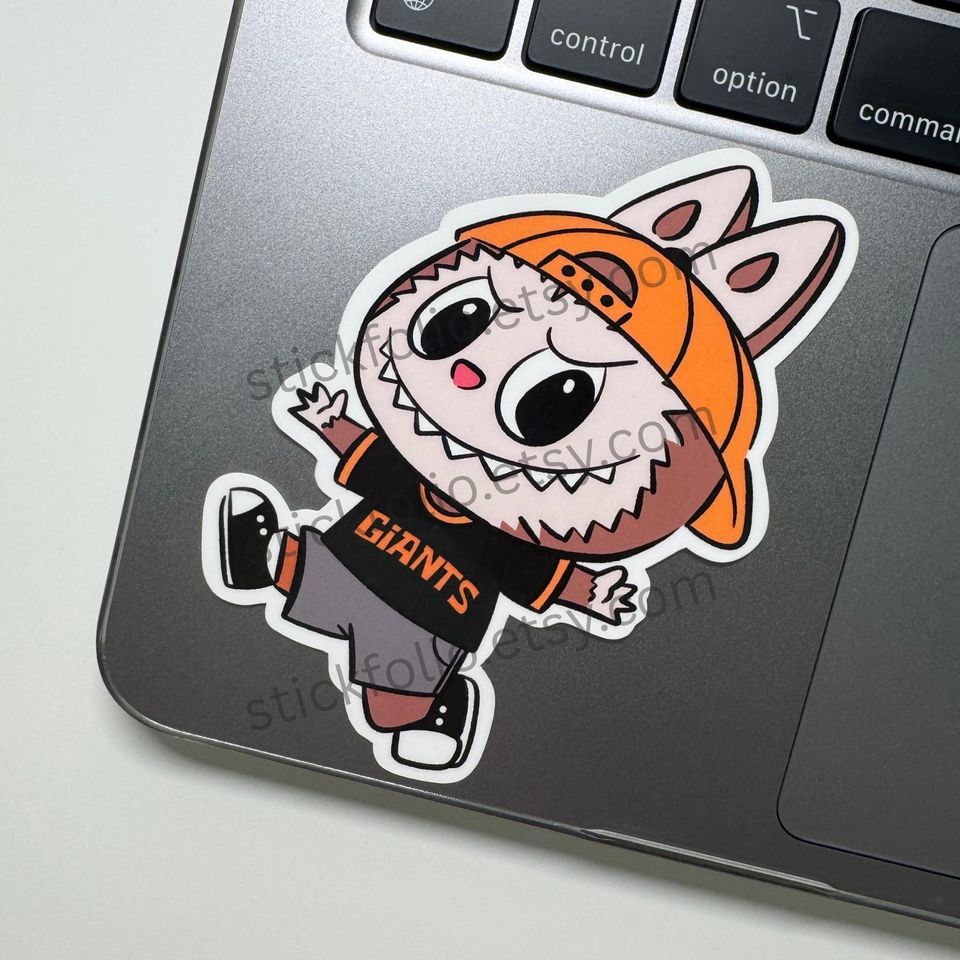 San Francisco Giants Labubu Sticker