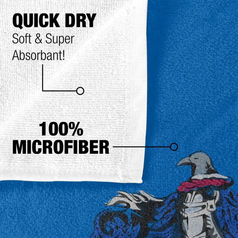 Harry Potter Drawn Ravenclaw Crest Officially Licensed Beach Towel 30"x60"