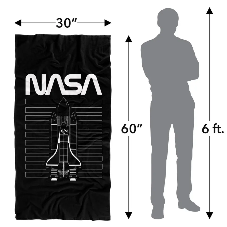 NASA Shuttle Officially Licensed Beach Towel 30"x60"