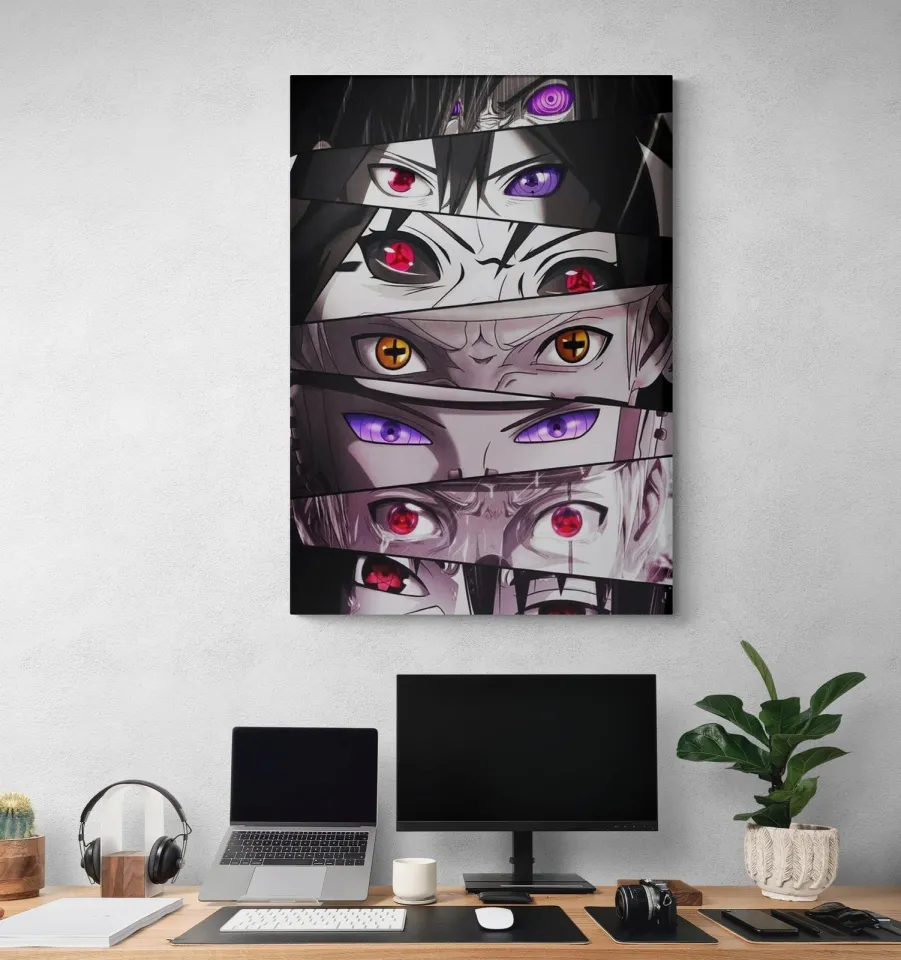 Narutoo All Eyes Poster – Popular Anime Wall Art