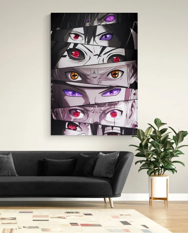 Narutoo All Eyes Poster – Popular Anime Wall Art