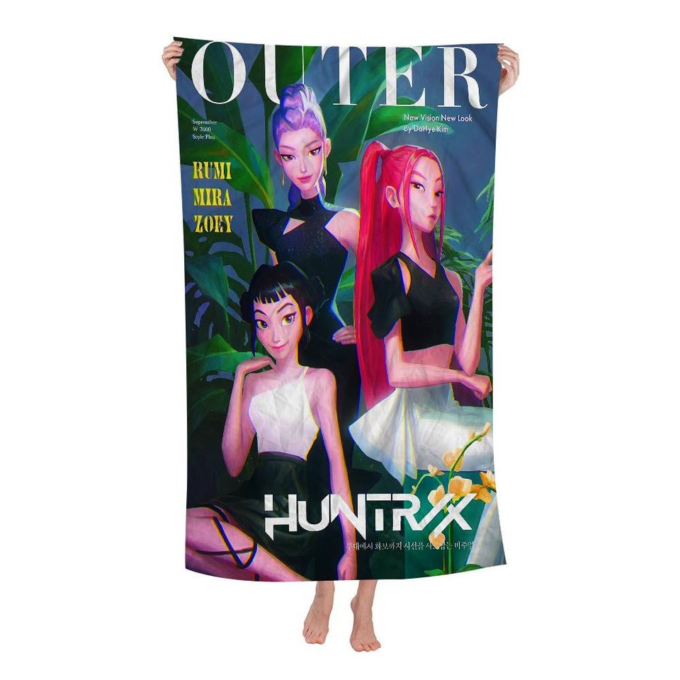 Kpop Demon Hunters Beach Towel