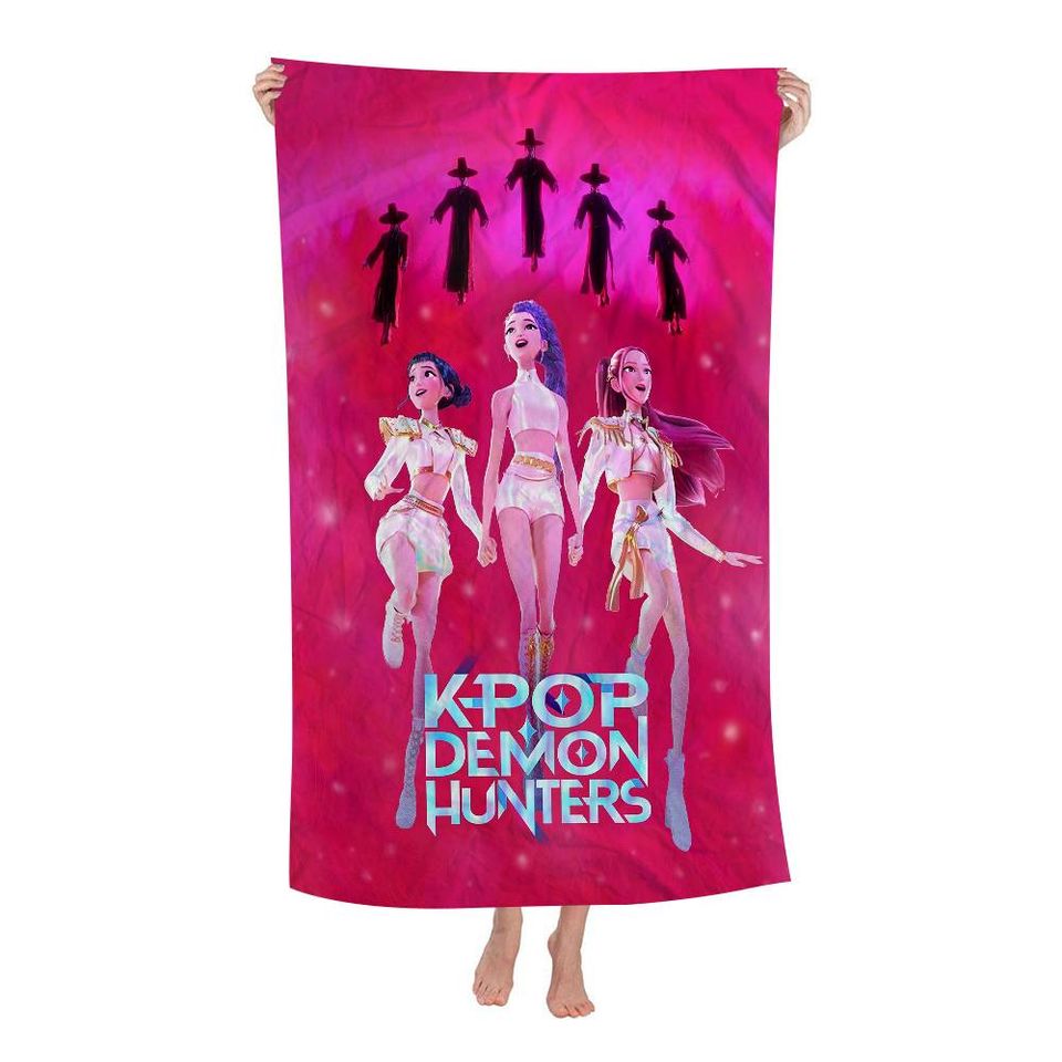 Kpop Demon Hunters Beach Towel