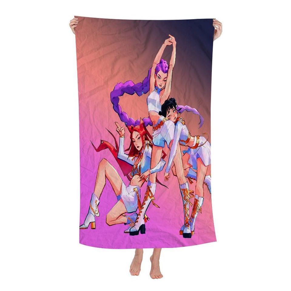 Kpop Demon Hunters Beach Towel