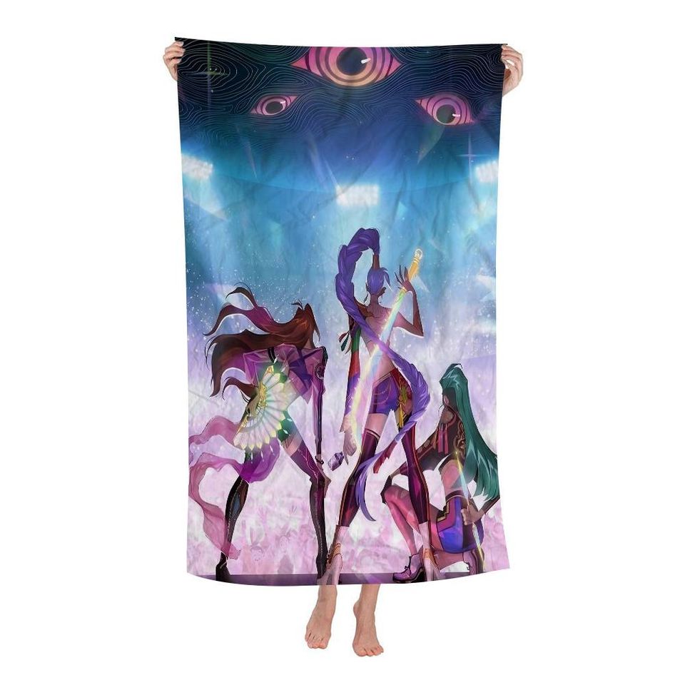 Kpop Demon Hunters Beach Towel