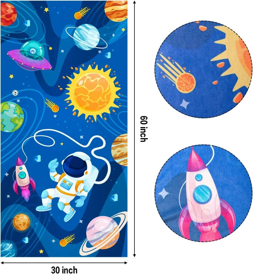 Beach Towel Kids  Microfiber Pool Towel Absorbent Quick Dry Beach Sand Free