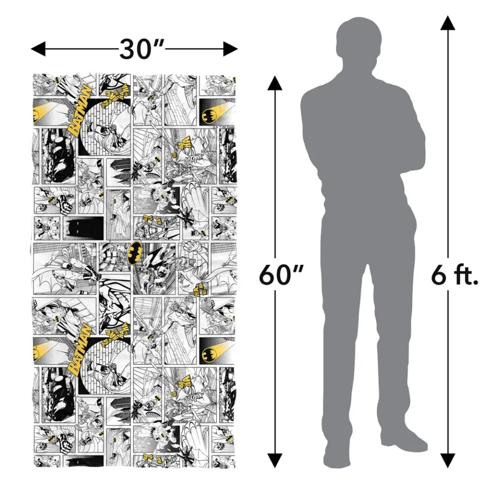 Batman Comic All Over Officially Licensed Beach Towel 30"x60"
