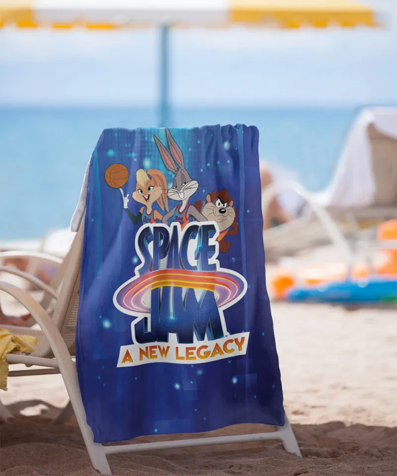Space Jam: A New Legacy Logo Crew Officially Licensed Beach Towel 30"x60"