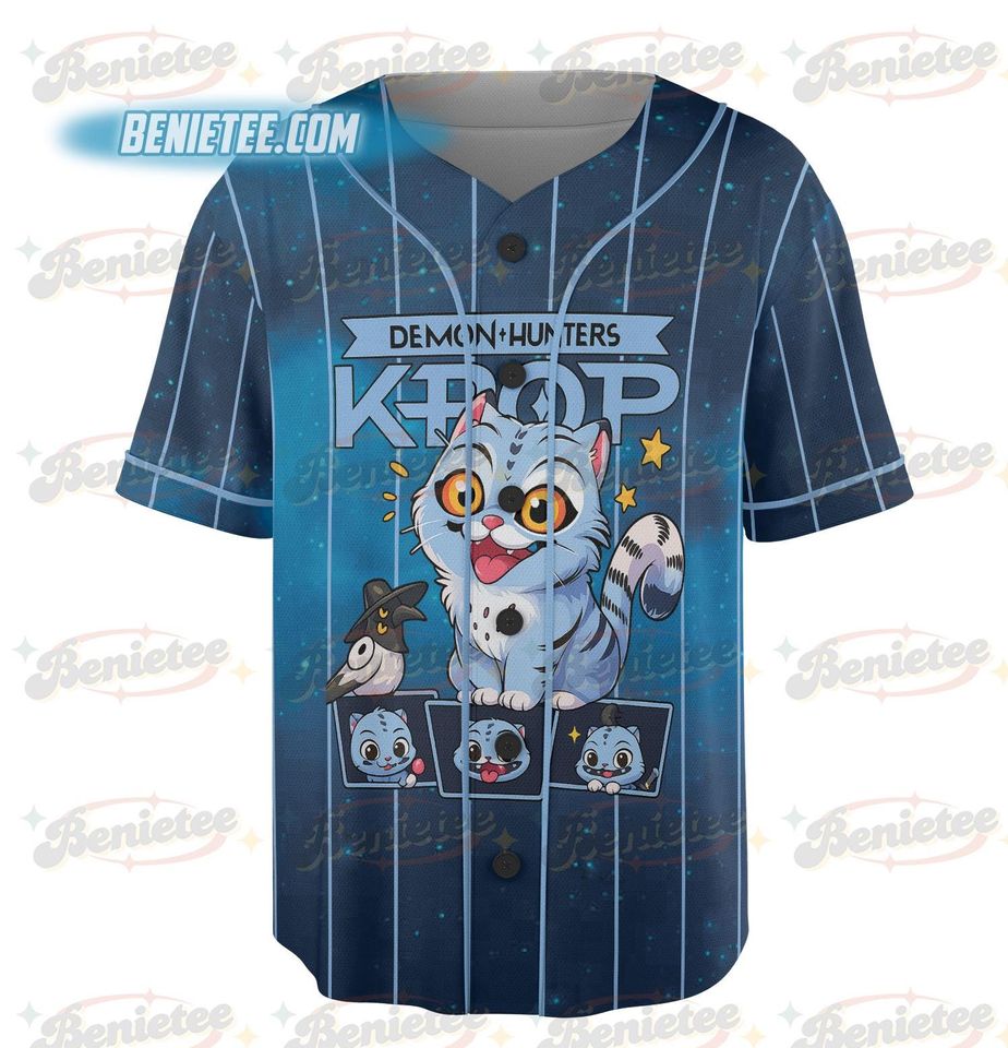 Kpop Demon Hunters Tiger Baseball Jersey