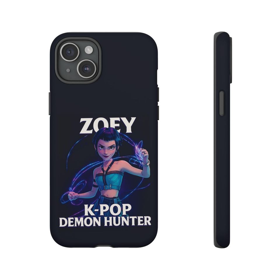 K-Pop Demon Hunter Phone Case, kpop Lovers Zoey Design