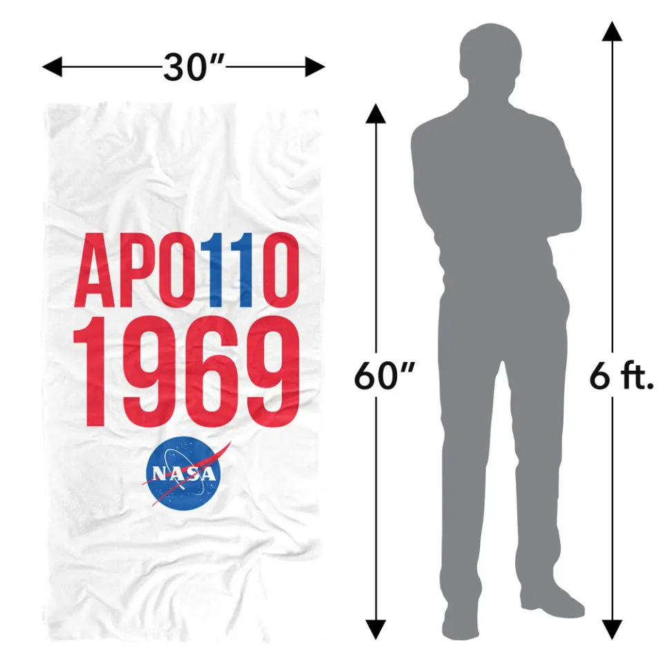 NASA 1969 Officially Licensed Beach Towel 30"x60"