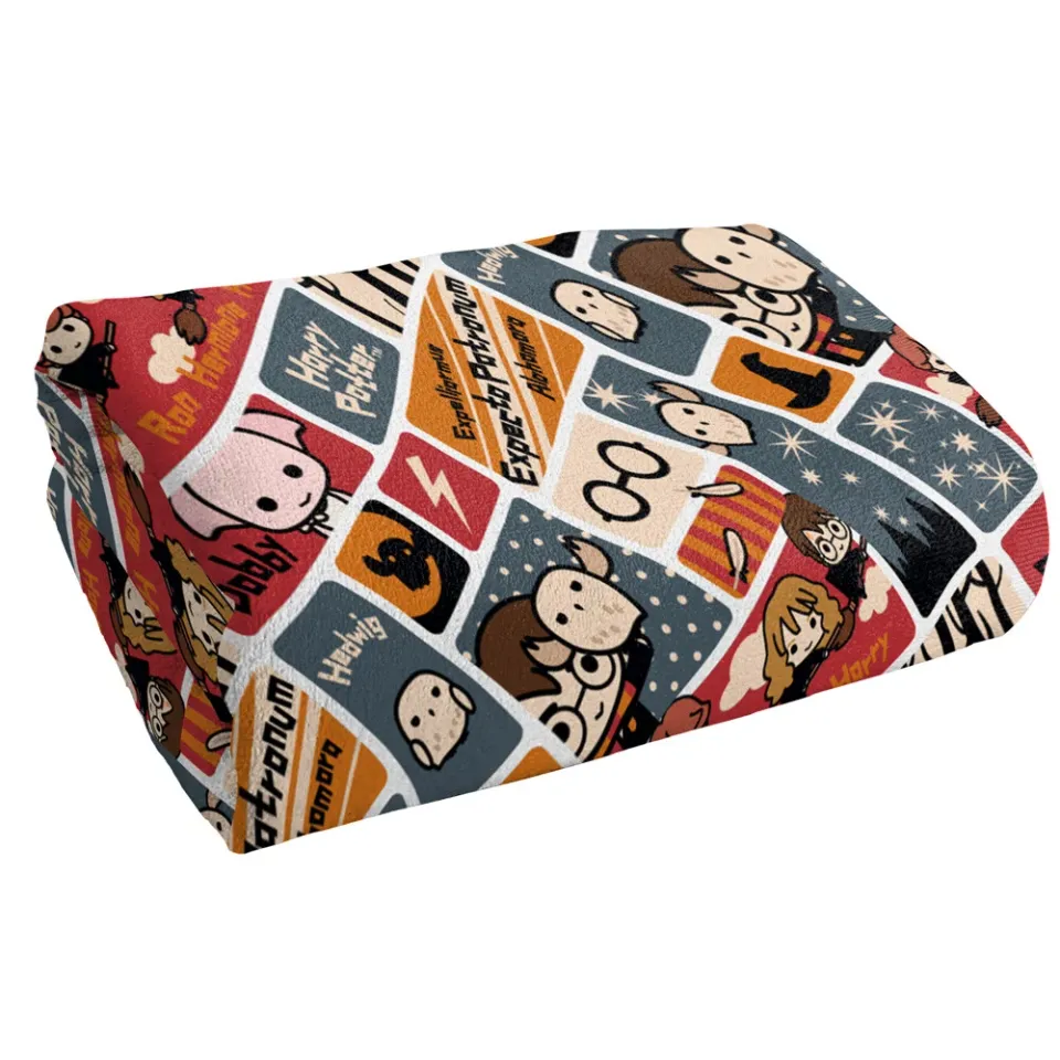 Harry Potter Cute Chibi Pattern Officially Licensed Beach Towel 30"x60"