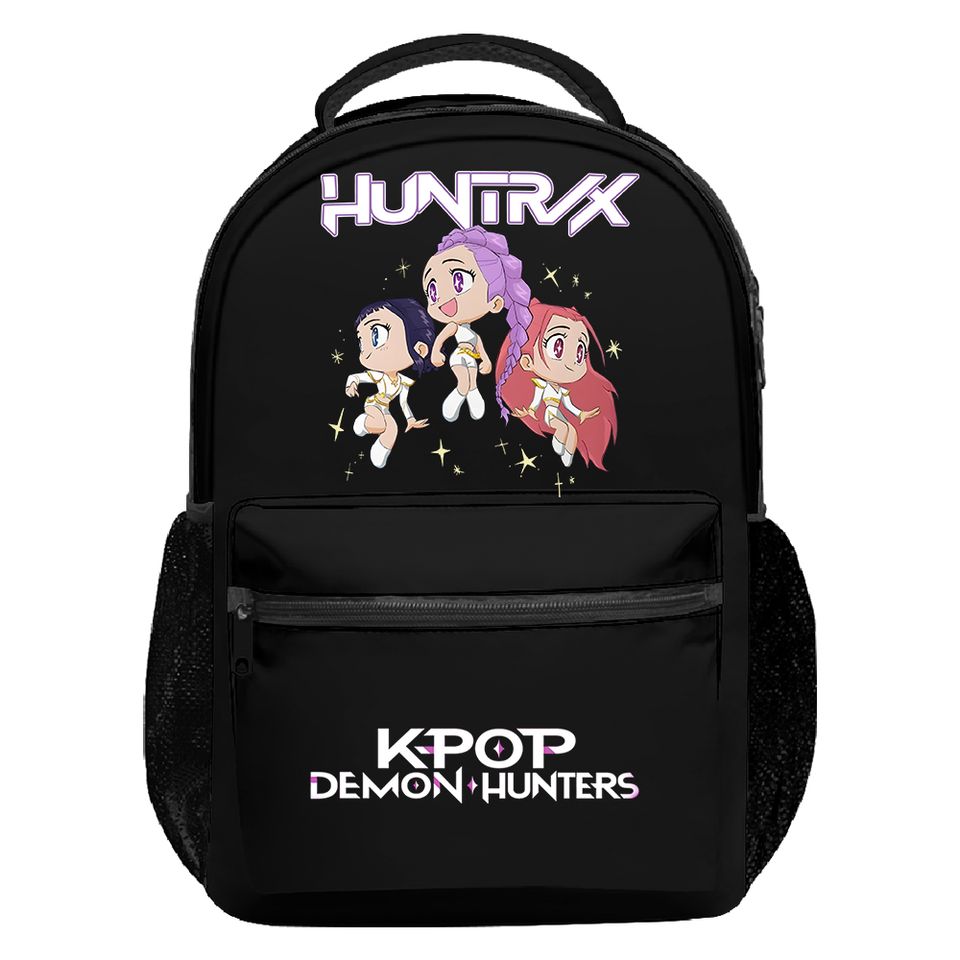 KPop Demon Hunters Backpack Unisex Travel Bag Casual Daypack