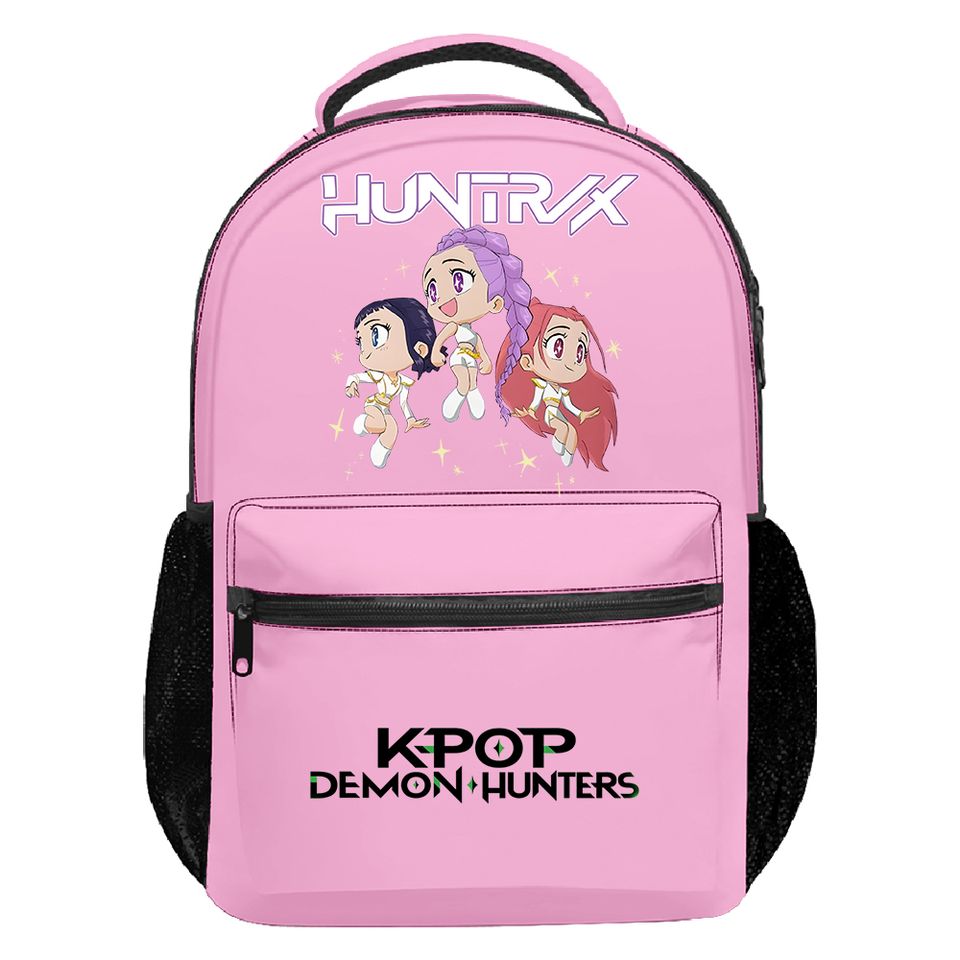 KPop Demon Hunters Backpack Unisex Travel Bag Casual Daypack