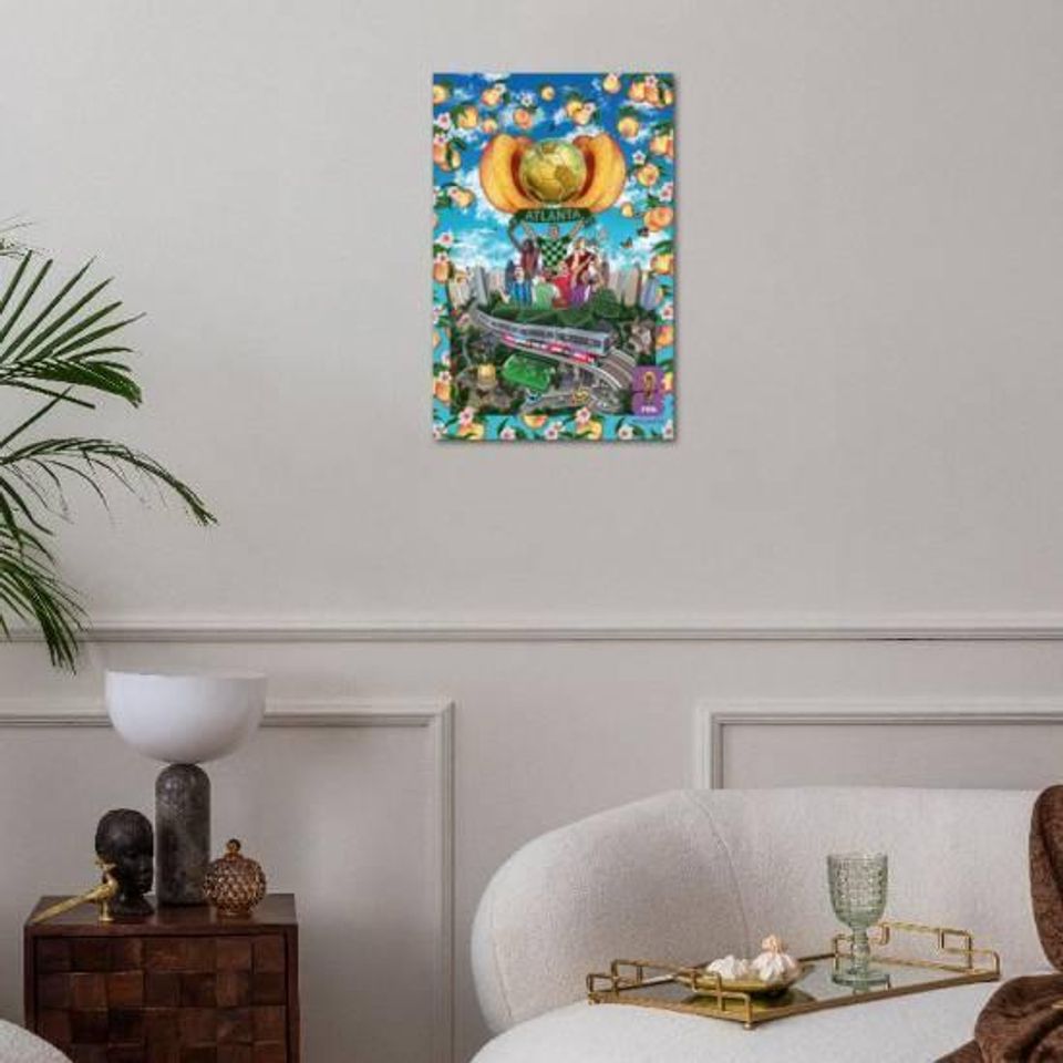 World Cup 2026 Atlanta Poster Wall Art
