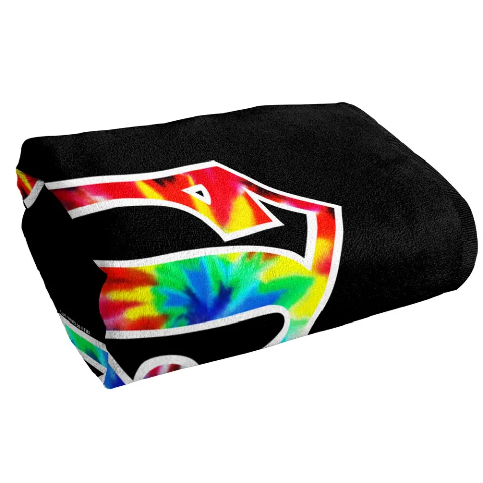 Superman Superman Tie Dye Logo Officially Licensed Beach Towel 30"x60"