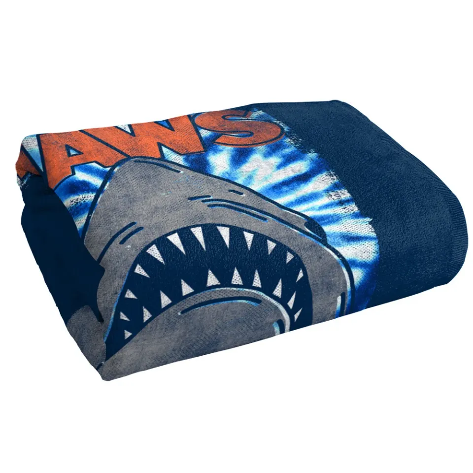 Jaws, 30"x60" Ocean Tie Dye Beach Towel
