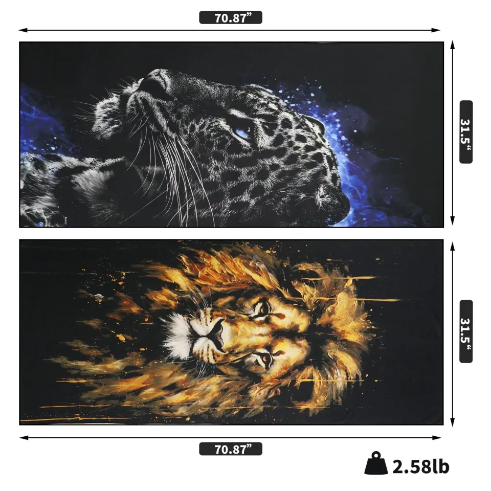 2 Pack Oversized Beach Towels - 70"x32"Sand Free Lightweight Quick Dry Towel ...