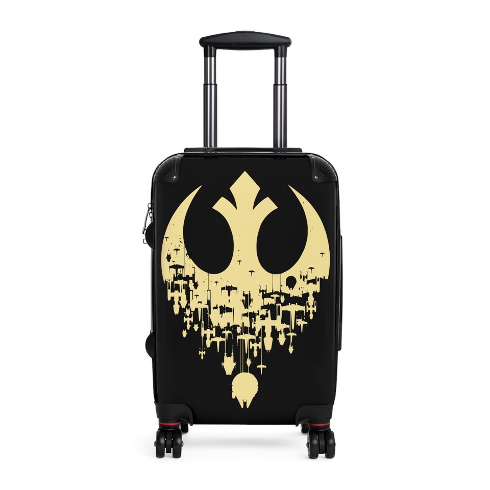 Rebel Alliance Suitcase - Black and Gold
