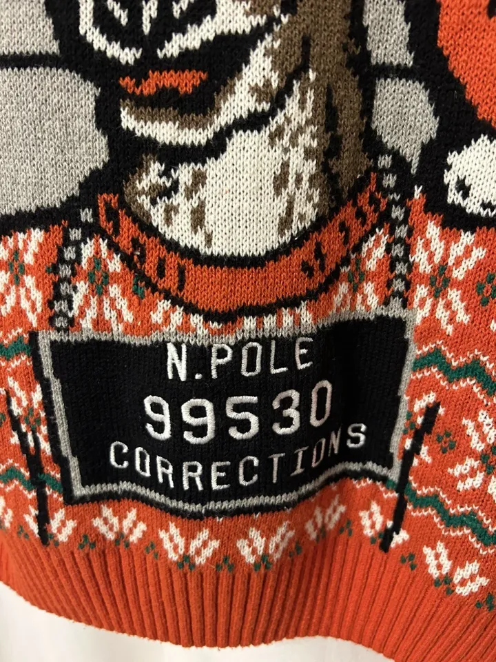 Sweater Adult Size S Ugly Christmas Reindeer Red Holiday Party Nice Quality