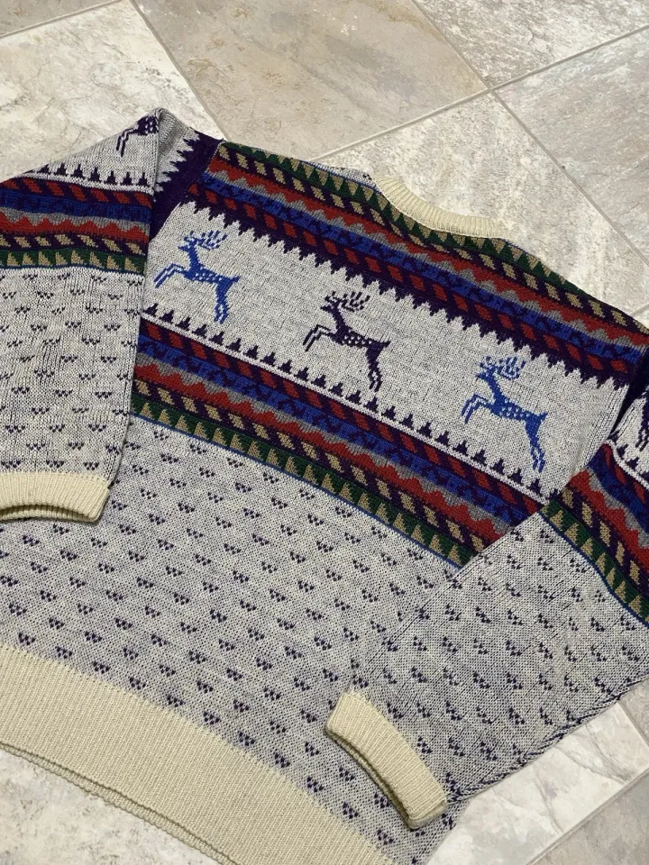 Vintage Pendleton Lobo Sweater Size Medium Virgin Wool
