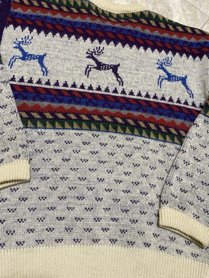 Vintage Pendleton Lobo Sweater Size Medium Virgin Wool