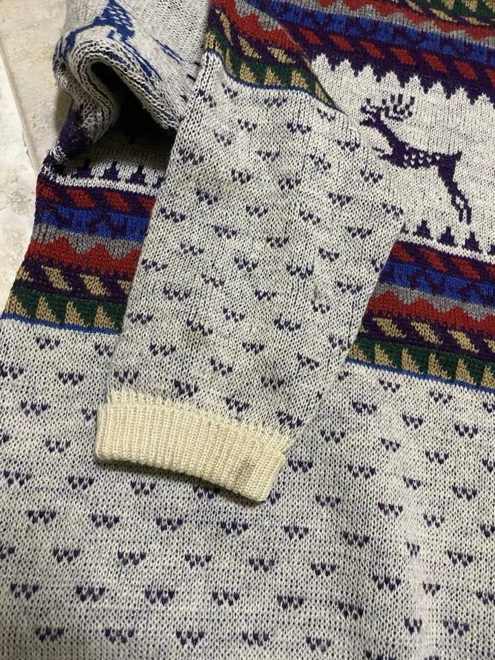 Vintage Pendleton Lobo Sweater Size Medium Virgin Wool