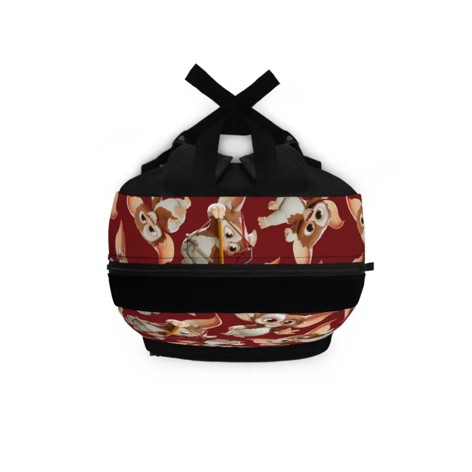 Gremlins Movie Backpack, Gizmo Backpack, Gremlins Gizmo Bag, School Bag, Stripe