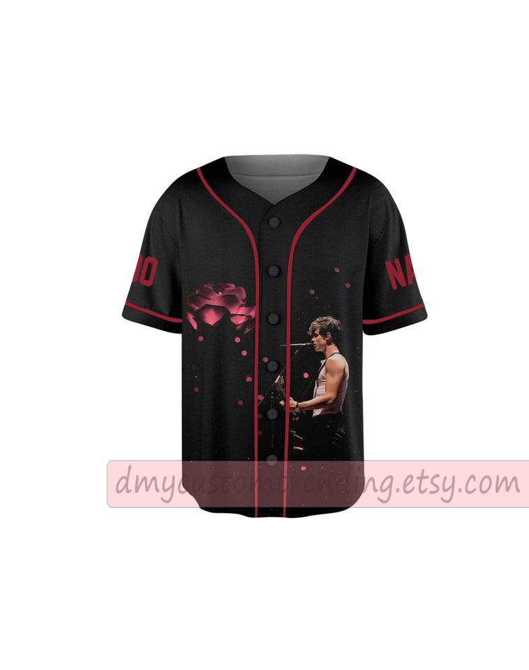 Shawn Mendes Baseball Jersey, Personalized Shawn Mendes Tour Jersey, On the Road Again Jersey, Shawn Mendes Jersey