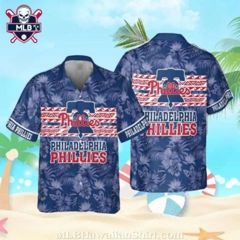 Phillies Midnight Palm Tropical Hawaiian Shirt