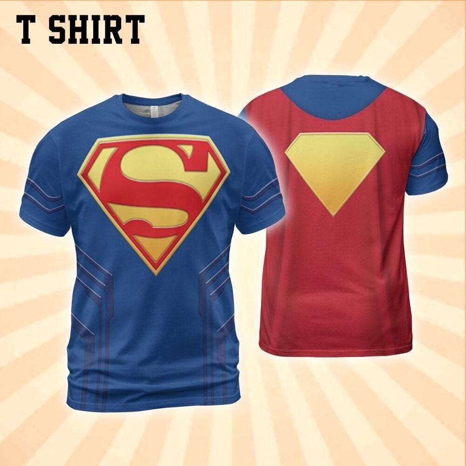 Cosplay Famous Super Hero Man Clark All Star  Fan Costume for Halloween, Conventions | Nerdy Outfit for Comic & Character Lovers