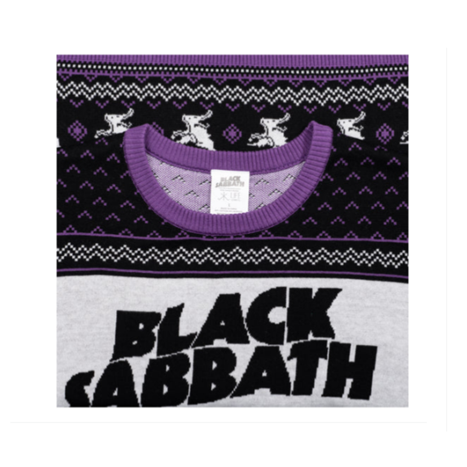 Black Sabbath Flying Demon Ugly Christmas Sweater