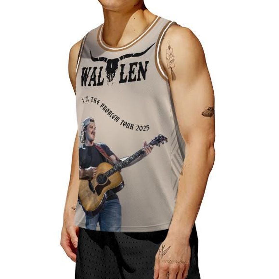 Wallen Western Im The Problem Tour 2025 Basketball Jersey