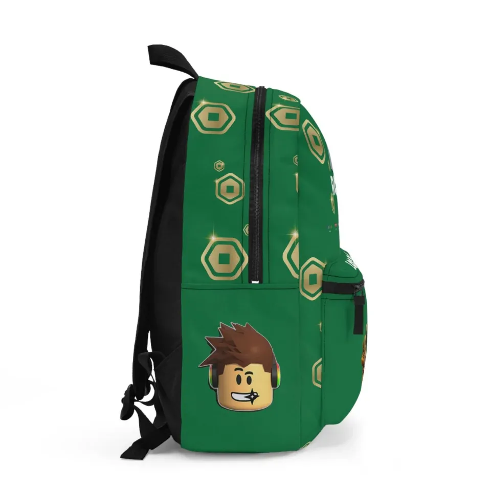 Roblox backpack personalized with name - Lightweight school backpack