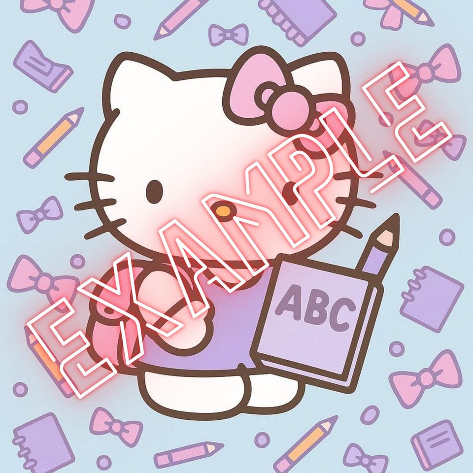 Neoprene Lunch Bag - Hello Kitty ABC