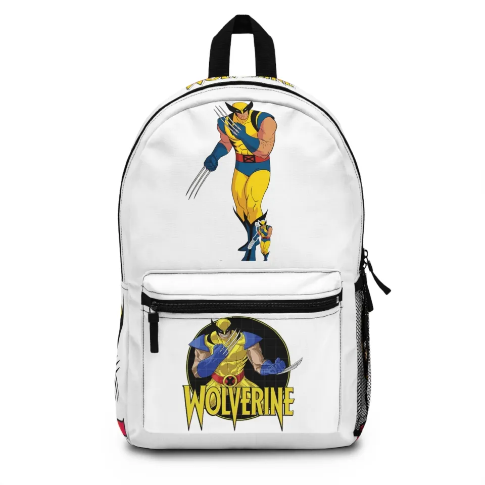 Wolverine Graphic Backpack - Stylish and Functional Tech Bag for Marvel Fans