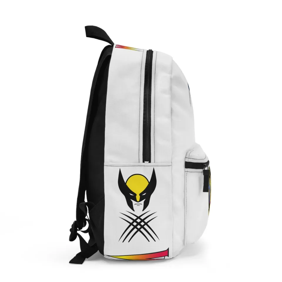 Wolverine Graphic Backpack - Stylish and Functional Tech Bag for Marvel Fans