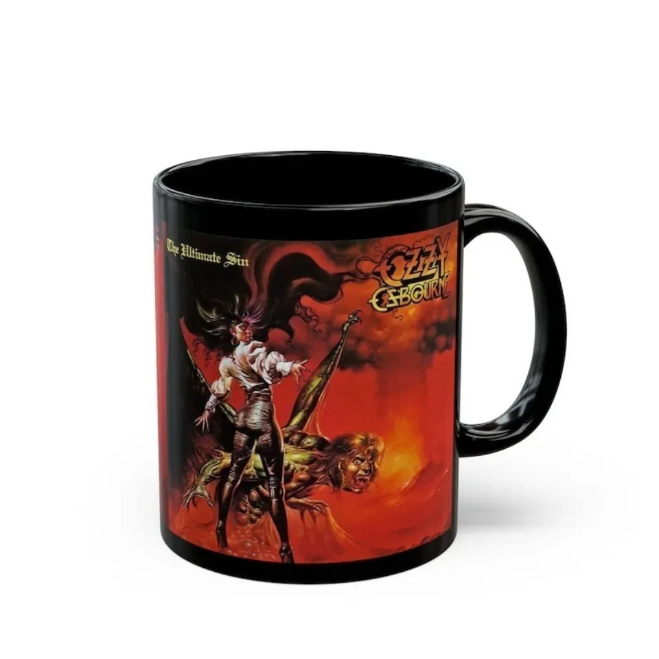 Ozzy Osbourne The Ultimate Sin Album Ceramic Mug