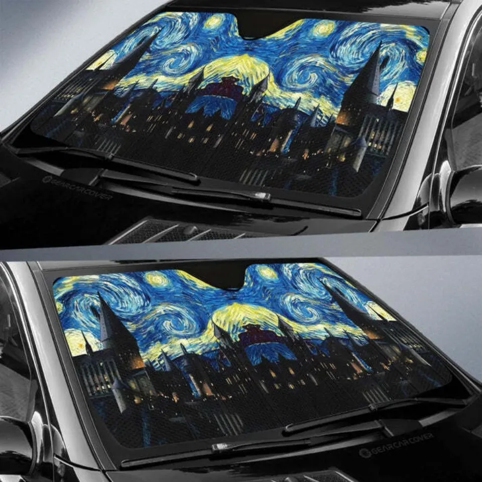 Starry Night Car Sunshade Custom Car Accessories