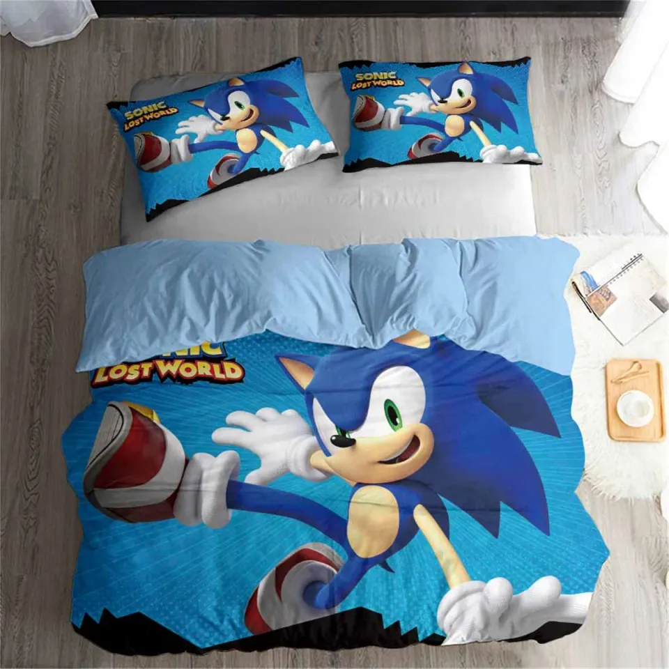Sonic The Hedgehog Single Double Queen King Bedding Set