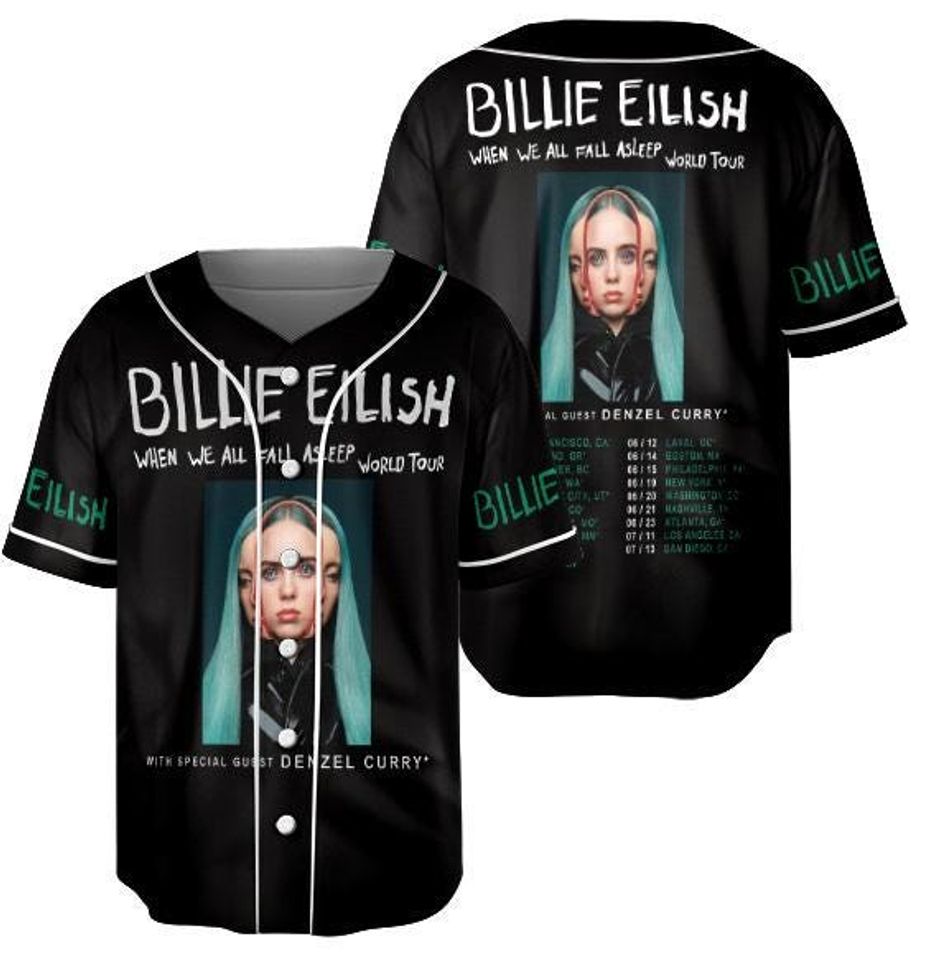 Billie Eilish Hit Me Hard And Soft The Tour Jersey